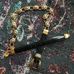 Vintage leather belt